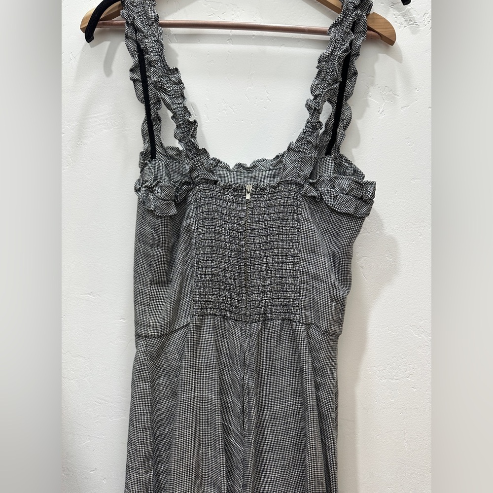 Reformation Linen Front Slit Midi Dress - Picture 5 of 8